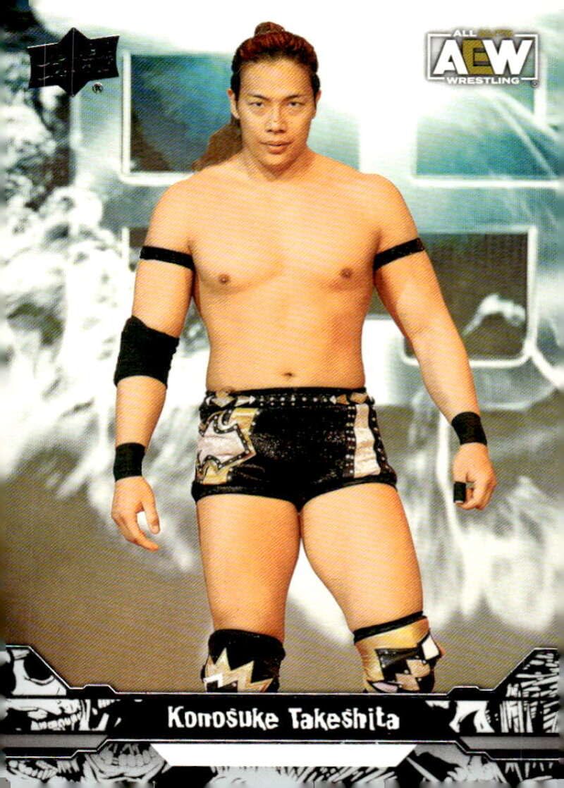 Konosuke Takeshita Unrivaled 5000限定 Amazon.com: 2023 Upper Deck AEW Wrestling #55 Konosuke Takeshita